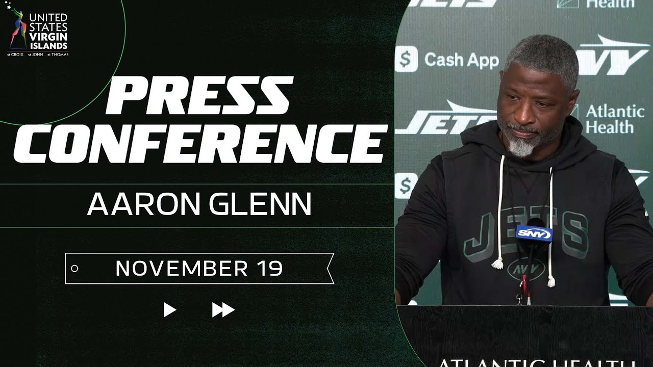 Aaron Glenn Press Conference (11/19) | New York Jets