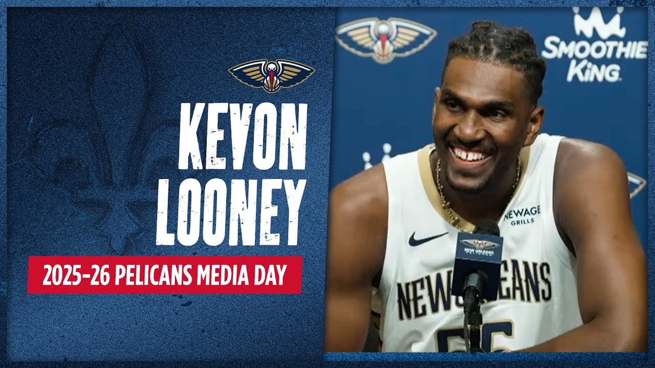 Kevon Looney Interview from 2025 Pelicans Media Day | New Orleans Pelicans