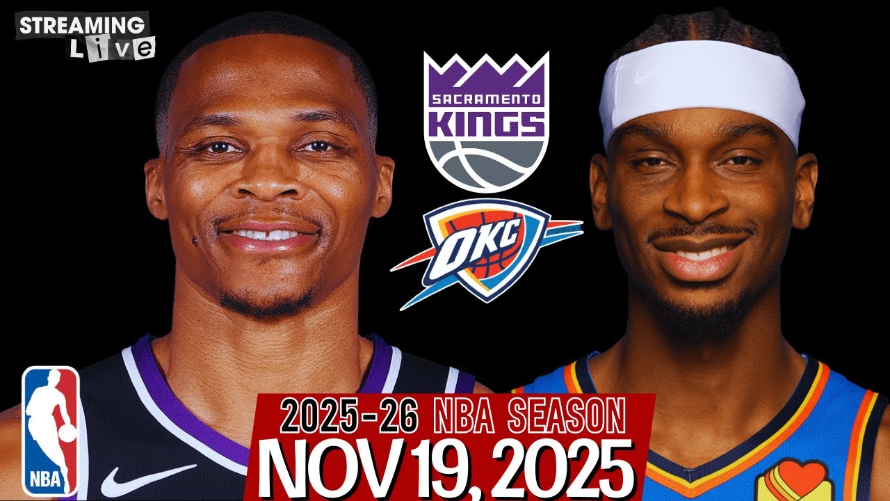 (LIVE) SGA vs Russell Westbrook | Sacramento Kings vs Oklahoma City Thunder NBA Live Stream