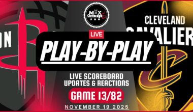 🔴LIVE - Houston Rockets vs Cleveland Cavaliers - Play-By-Play & Reactions (11/19/25)