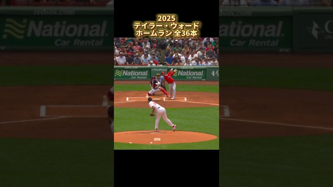 【MLB ホームラン集】テイラー・ウォード 2025 全36本 ロサンゼルス・エンゼルス Taylor Ward Los Angeles Angels Homerun #shorts