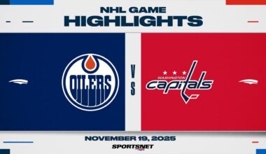 NHL Highlights | Edmonton Oilers vs. Washington Capitals - November 19, 2025