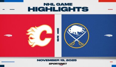NHL Highlights | Calgary Flames vs. Buffalo Sabres - November 19, 2025