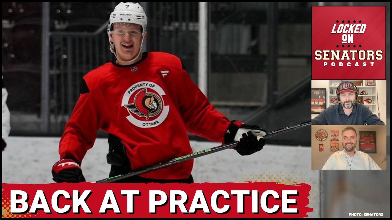 Brady Tkachuk Returns to Ottawa Senators Practice, Stephen Halliday NHL Debut? + WisconSens Update