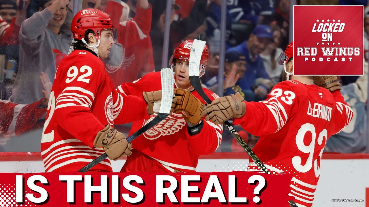 Is this real? 20 games in, the Detroit Red Wings are 1st place in the Atlantic