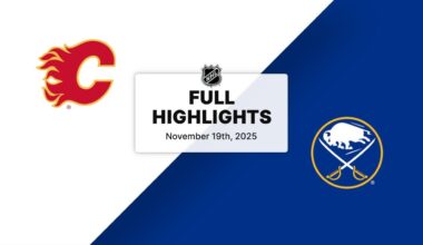 NHL Highlights | Flames vs. Sabres | November 19, 2025