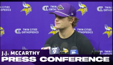 J.J. McCarthy on Improving His Game & Mechanics, Handling Pressure, Leadership from Veterans & More