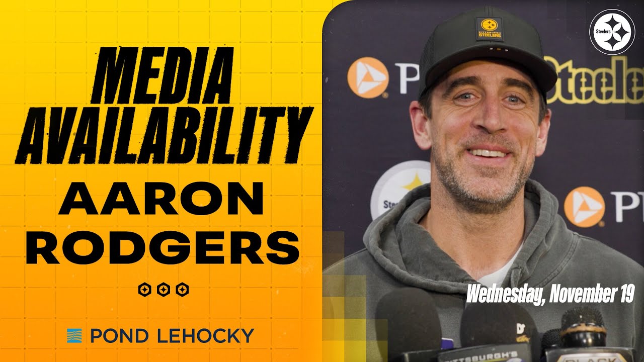 Aaron Rodgers Media Availability (Nov. 19) | Pittsburgh Steelers