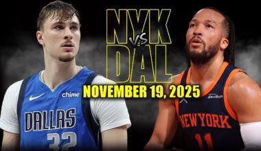 New York Knicks vs Dallas Mavericks Full Game Highlights - November 19, 2025 | NBA Season