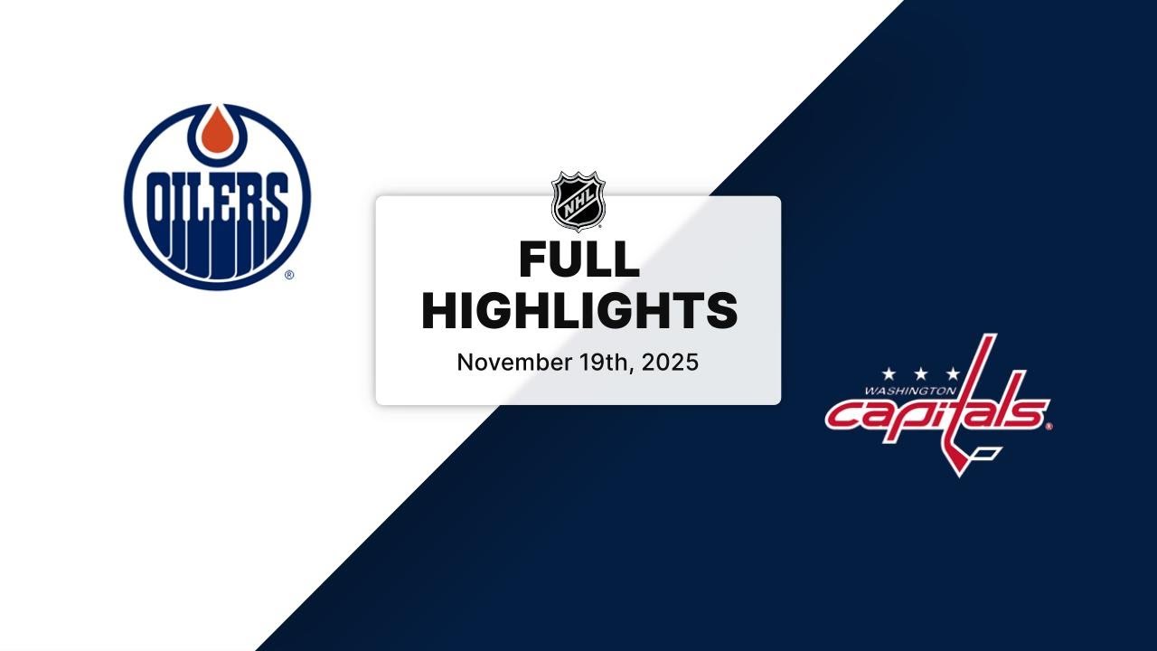 NHL Highlights | Oilers vs. Capitals | November 19, 2025