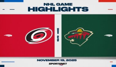 NHL Highlights | Hurricanes vs. Wild - November 19, 2025
