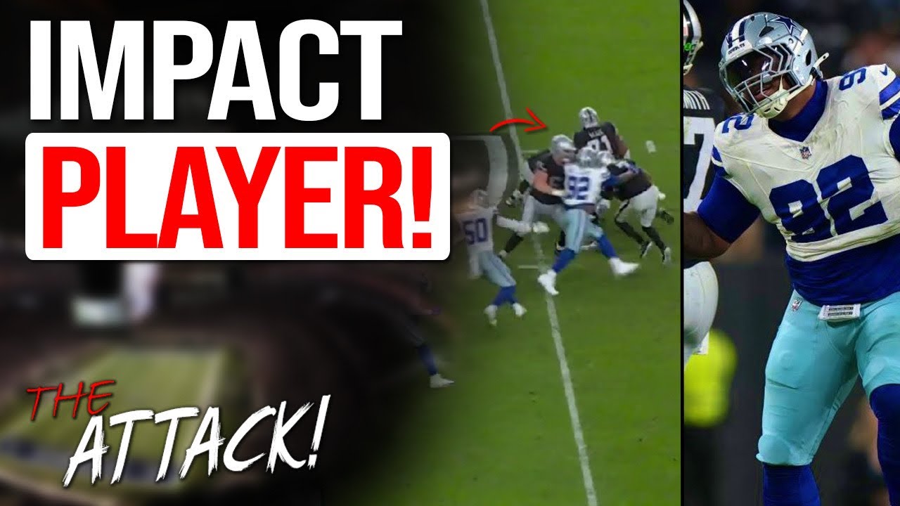 Quinnen Williams a DESTRUCTIVE FORCE on FILM in Dallas Cowboys Debut Against Raiders!