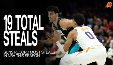 Phoenix Suns record 19 STEALS vs Portland Trail Blazers | Most in the NBA this season | 11-18-25