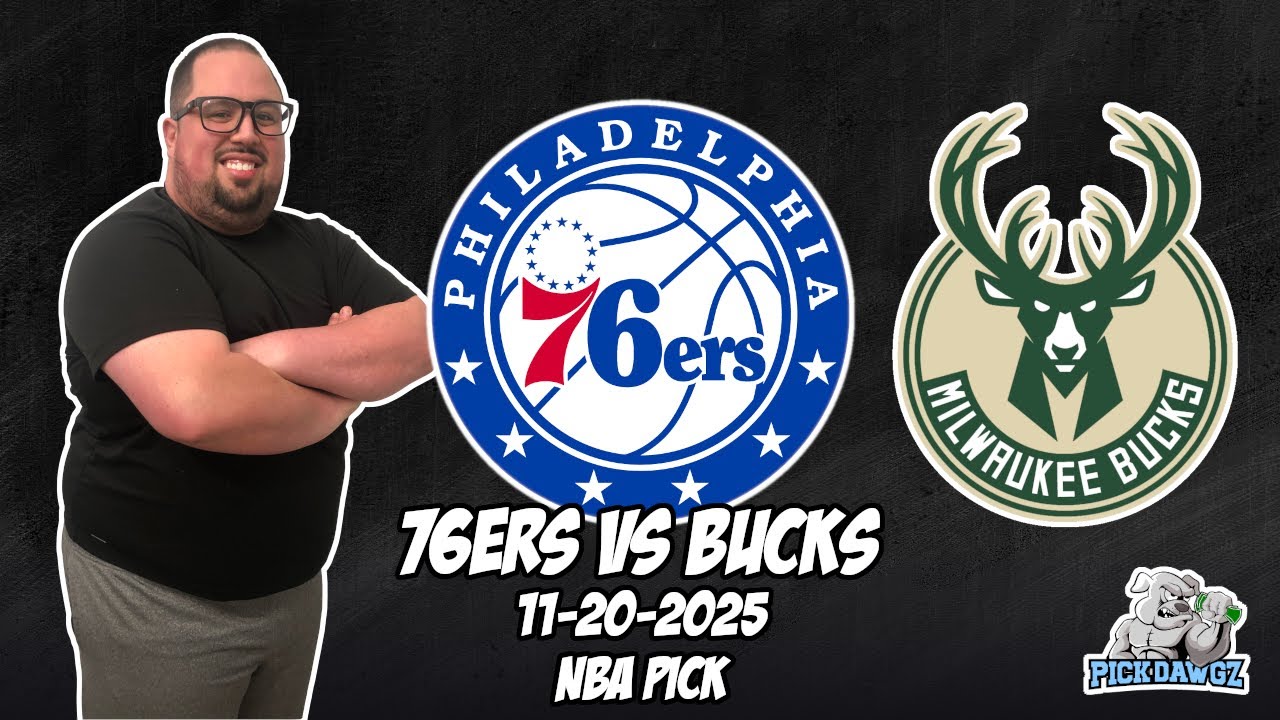 Philadelphia 76ers vs Milwaukee Bucks 11/20/25 NBA Free Picks & Prediction | NBA Betting Tips