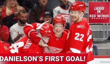 Nate Danielson scores his FIRST NHL goal in Detroit Red Wings win over the Seattle Kraken