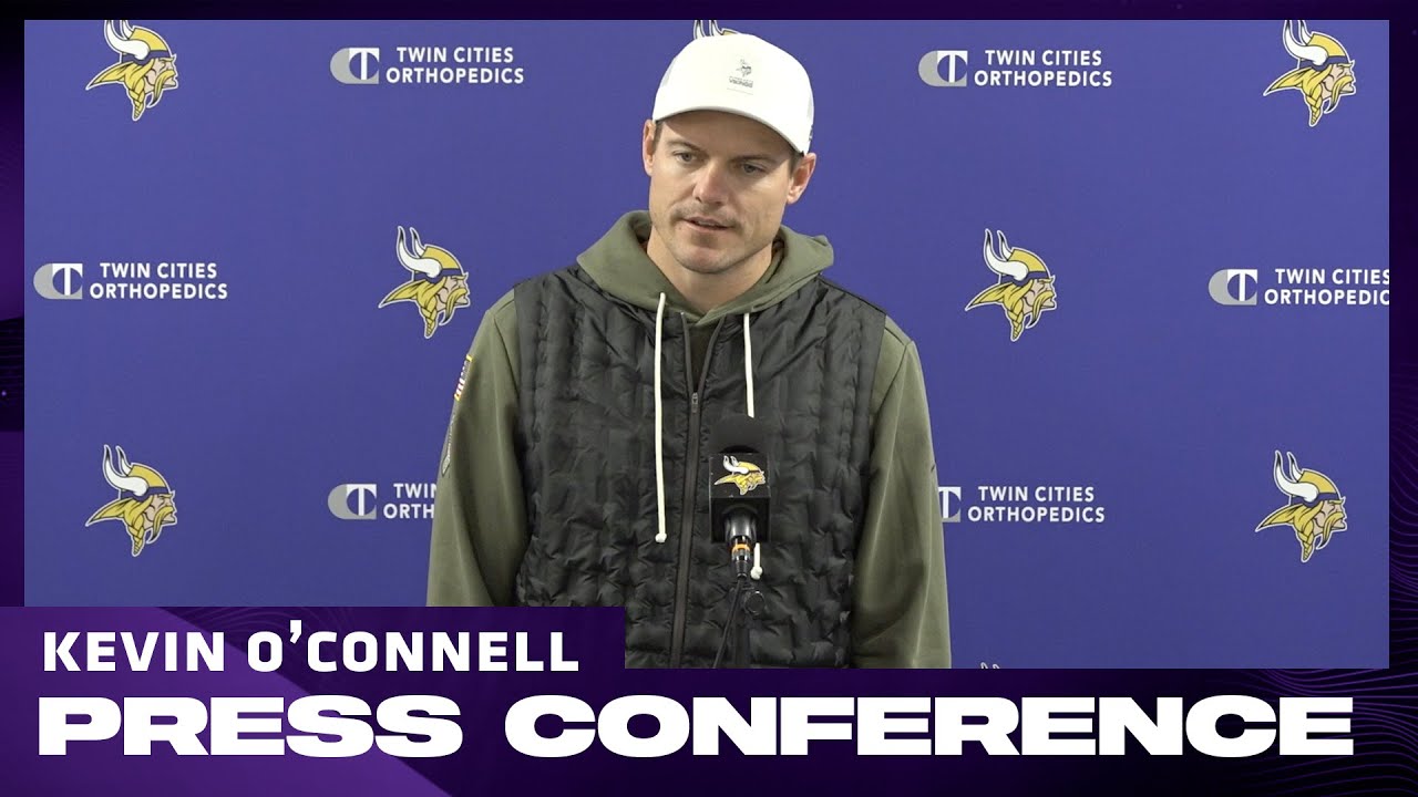Kevin O'Connell on Preparing for Packers, J.J. McCarthy's Mechanics, Updates on Ryan Kelly's Injury