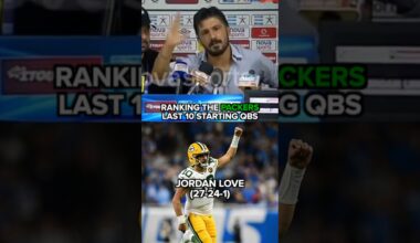 Last 10 Green Bay Packers QB Rankings #packers #nfl #fantasyfootball #nflfootball #greenbaypackers