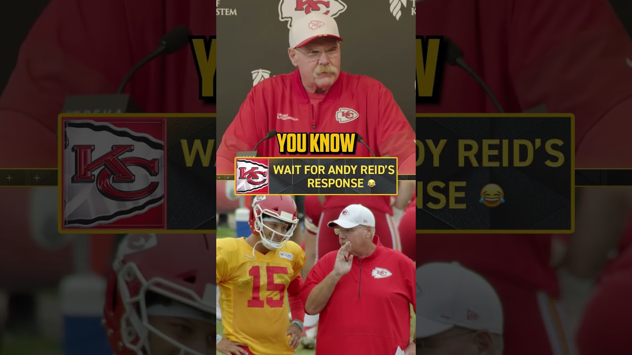 Andy Reid's got jokes despite a slow start for the Chiefs 🏈😅 #NFL #Chiefs #AndyReid