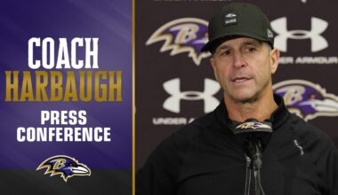 John Harbaugh: 'Tavius Robinson Is Right on Schedule' | Baltimore Ravens