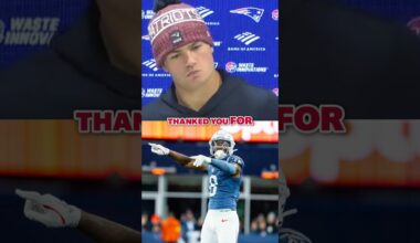 "Stef's probably dramatic" 😂 #drakemaye #stefondiggs #patriots #nfl #shorts