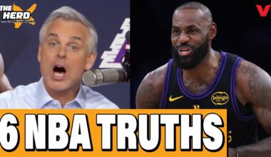 Colin Cowherd’s 6 NBA TRUTHS + LeBron James' Lakers season debut REACTION | THE HERD