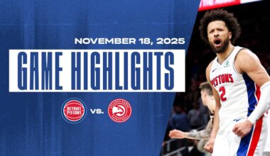 That's 11 IN A ROW! Pistons Highlights vs Atlanta | 11.18.2025