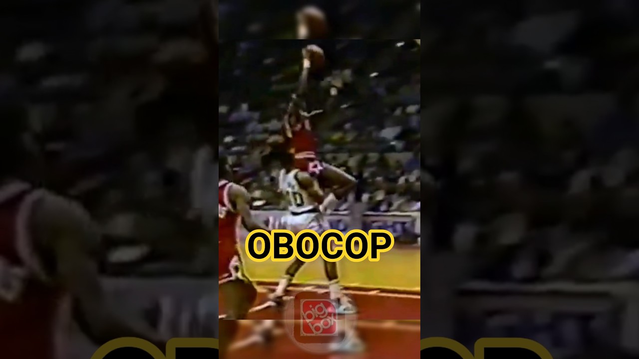 ORLANDO WOOLRIDGE Fast Break Slam Dunk against Boston Celtics (1985.02.22) #chicagobulls #shorts