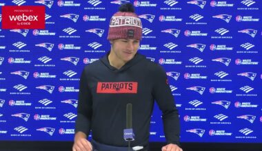 Drake Maye on the Offensive Line: "Those Guys Deserve a Lot of Credit." | Patriots Press Conference