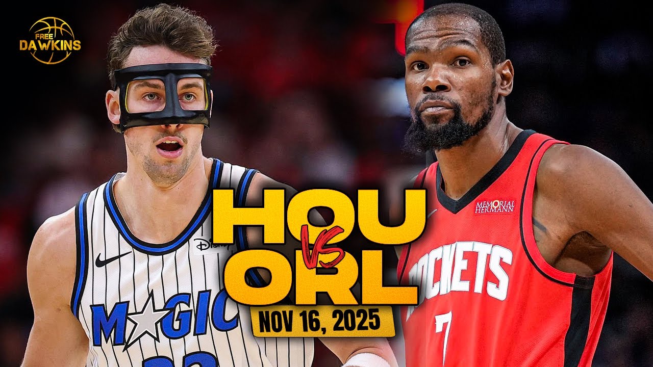 Houston Rockets vs Orlando Magic Full Game Highlights | Nov 16, 2025 | FreeDawkins