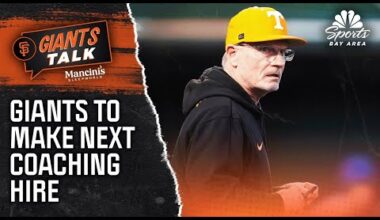 Giants set to hire Justin Meccage, Frank Anderson as coaching staff takes shape | NBCS Bay Area