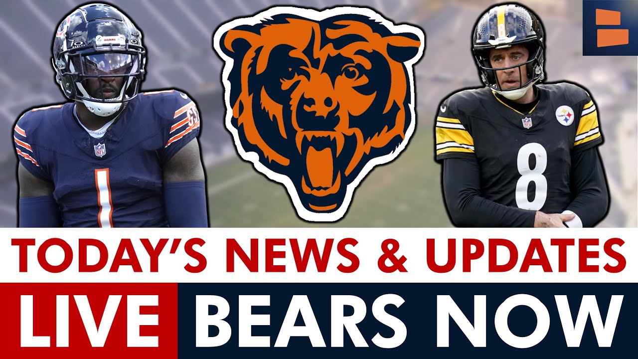 Chicago Bears News LIVE: MAJOR Injury Updates Ft. Aaron Rodgers & Jaylon Johnson + Steelers Preview