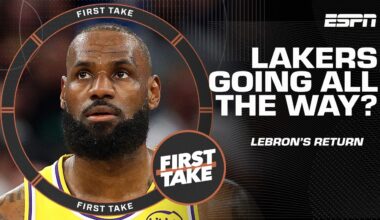 Mad Dog says Stephen A. is TOO OPTIMISTIC about the Lakers! 'They won ONE playoff game' | First Take