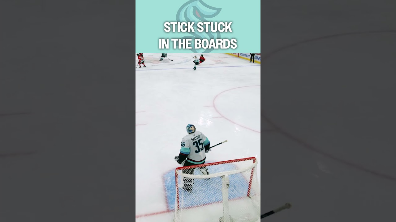 Goalie stick STUCK!