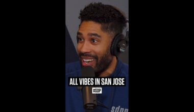 The vibes in San Jose are impeccable. 😎🌴 #SDP #Sharks #NHL