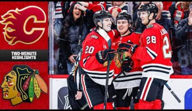 Calgary Flames vs. Chicago Blackhawks (11/18/25) | Game Highlights | CHSN Blackhawks