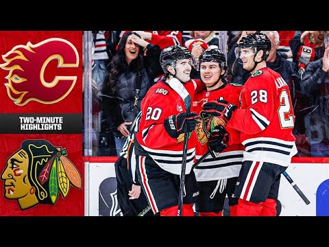 Calgary Flames vs. Chicago Blackhawks (11/18/25) | Game Highlights | CHSN Blackhawks