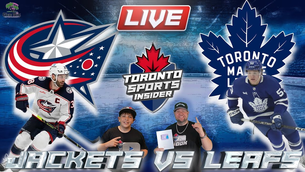 🔴 LIVE Columbus Blue Jackets vs Toronto Maple Leafs | NHL Live Stream Reaction & Play-By-Play