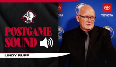 "We Got Outworked" | Lindy Ruff After 6-2 Loss To Calgary Flames | Buffalo Sabres