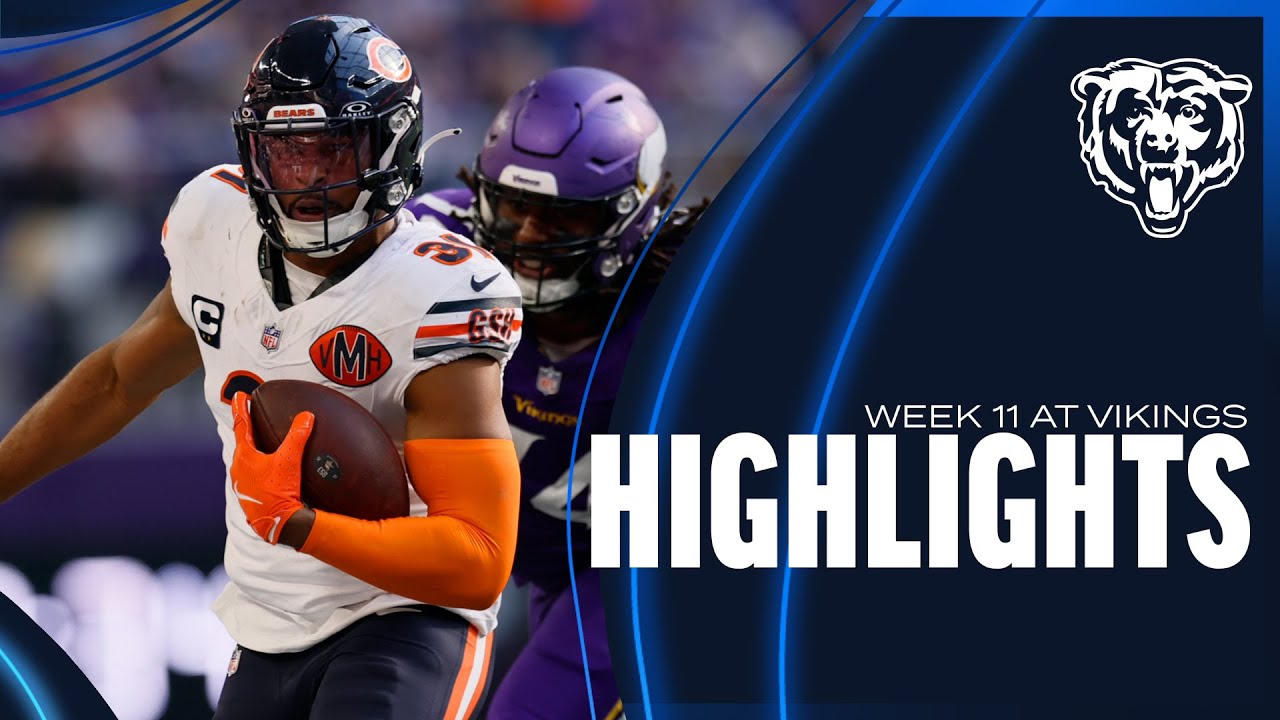 Chicago Bears Highlights vs. Minnesota Vikings | 2025 Regular Season Week 11