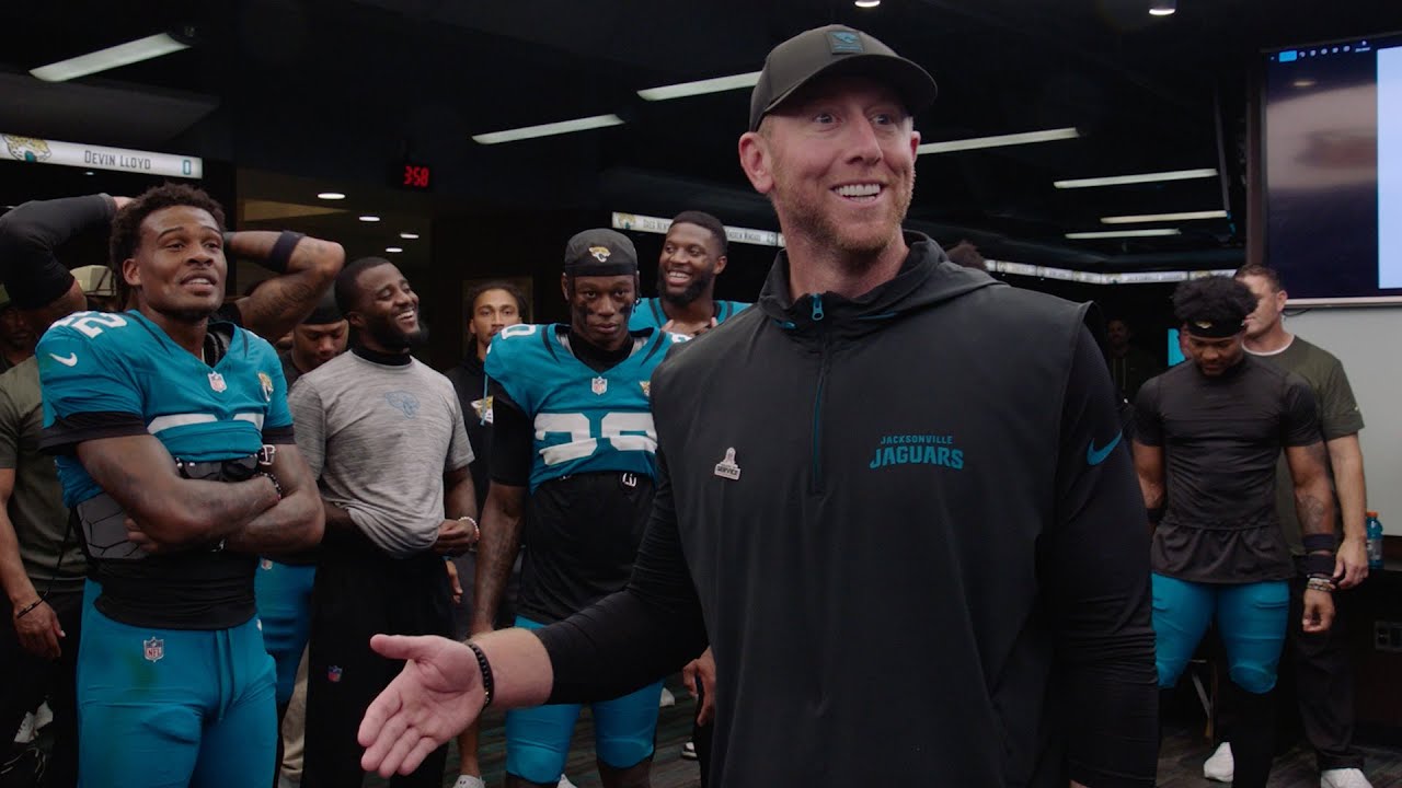 Liam Coen Victory Speech After Jaguars Blowout Chargers in Week 11 | Jacksonville Jaguars
