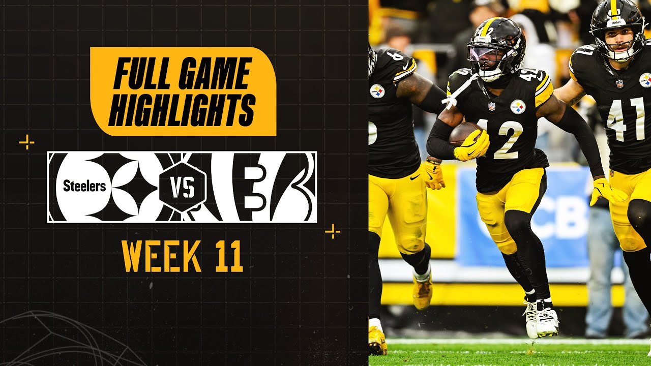 Steelers Top Plays in 34-12 Win vs. Bengals | Pittsburgh Steelers