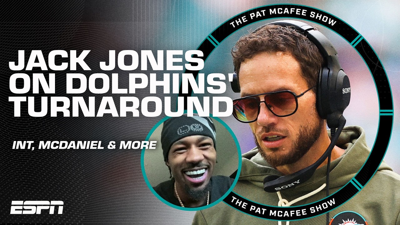 Jack Jones reacts to GAME-WINNING interception + Dolphins' season turnaround!? | The Pat McAfee Show