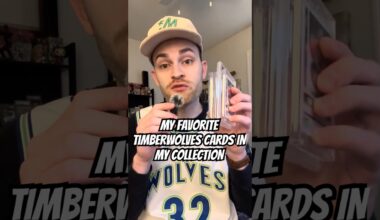My top Minnesota Timberwolves sports cards in my personal collection #shorts