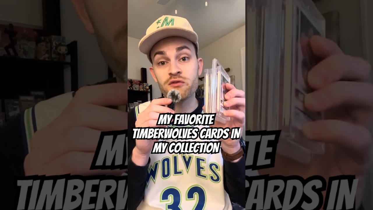 My top Minnesota Timberwolves sports cards in my personal collection #shorts