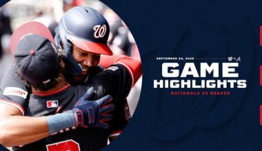 Nationals vs. Braves Game Highlights (9/24/25) | MLB Highlights
