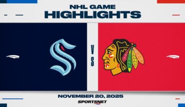 NHL Highlights | Kraken vs. Blackhawks - November 20, 2025