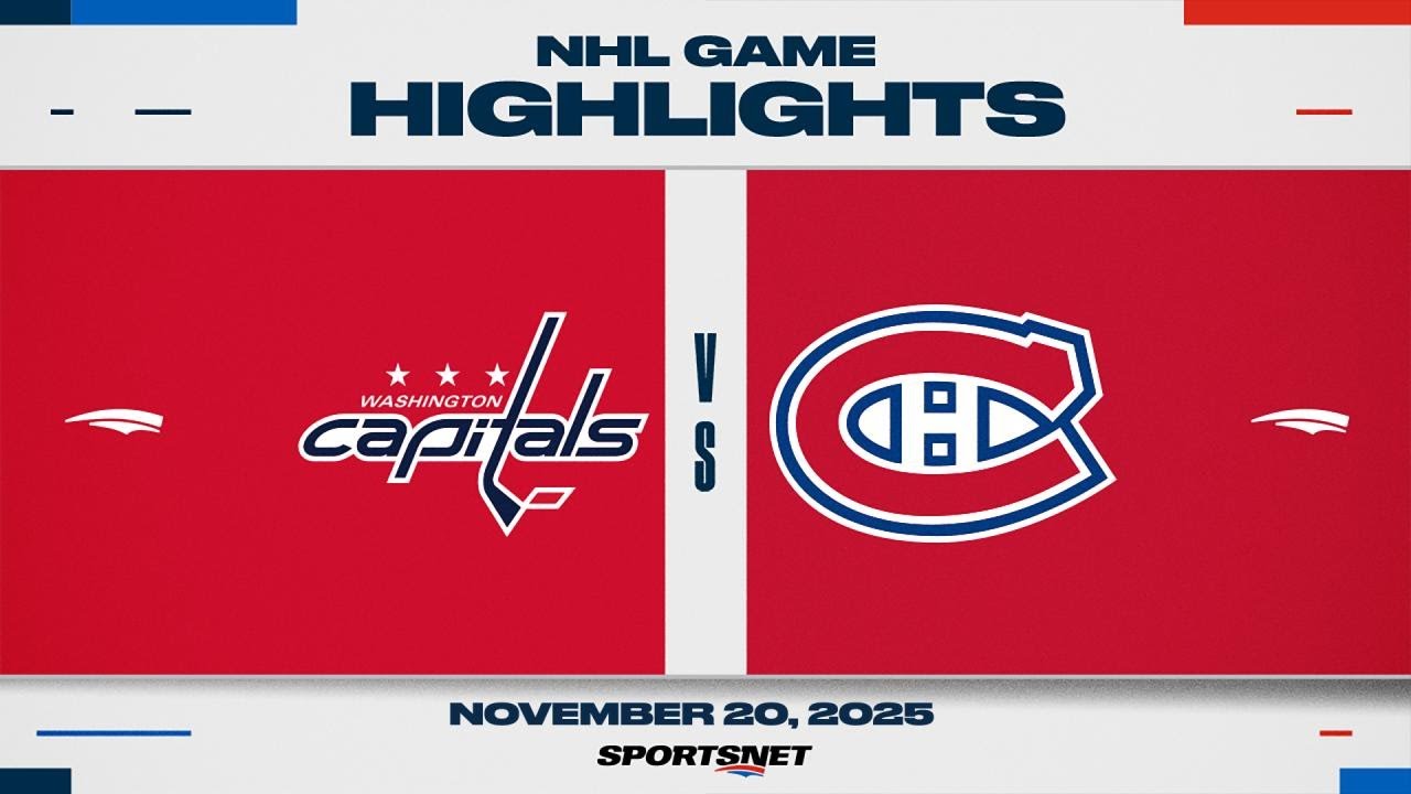 NHL Highlights | Capitals vs. Canadiens - November 20, 2025