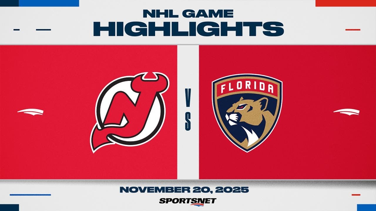 NHL Highlights | Devils vs. Panthers - November 20, 2025