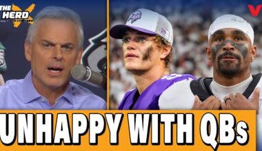 NFL QB DRAMA: Vikings DONE w/ J.J. McCarthy, Eagles TIRED of Jalen Hurts | THE HERD w/ Colin Cowherd