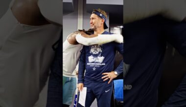 “We made him proud” 💙 #DallasCowboys #MarshawnKneeland #NFL #LL94 #shorts #lockerroom